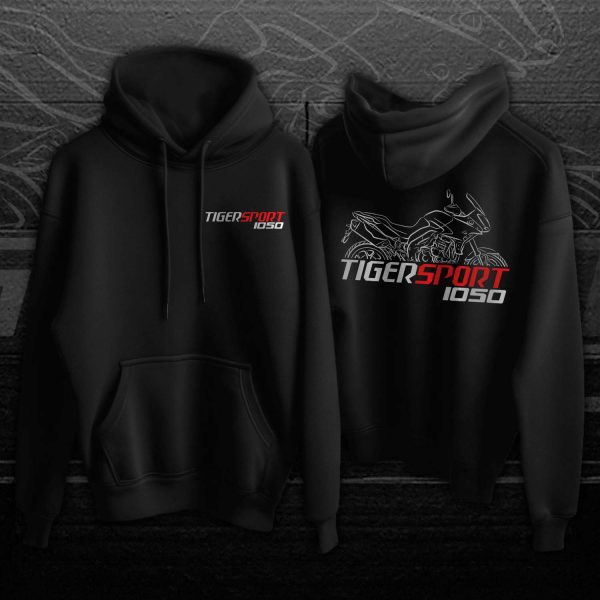 Hoodie Triumph Tiger 1050 Sport 2017-2021 Merchandise & Clothing Motorcycle Apparel