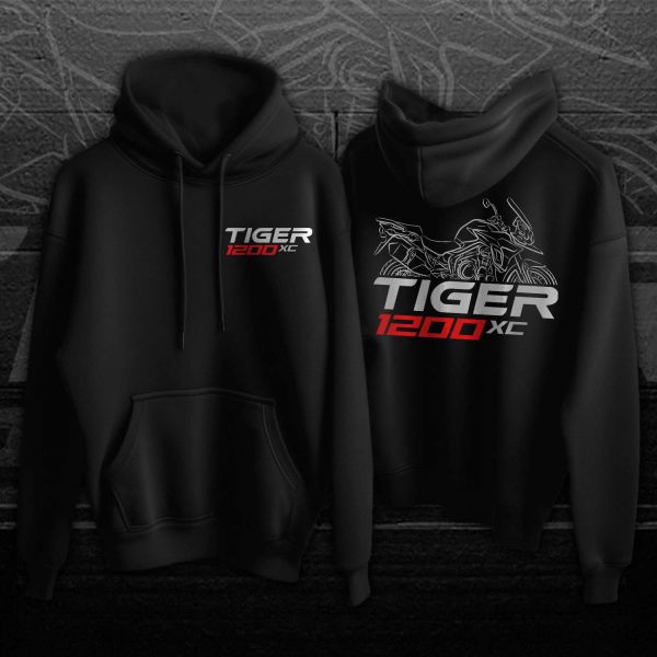 Hoodie Triumph Tiger 1200 XС 2018-2021 Merchandise & Clothing Motorcycle Apparel
