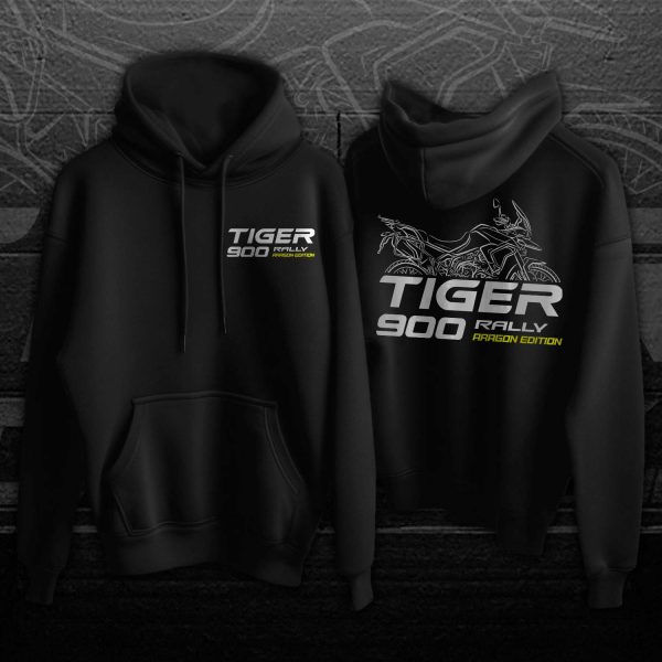 Hoodie Triumph Tiger 900 Rally Aragon Edition Merchandise & Clothing Motorcycle Apparel