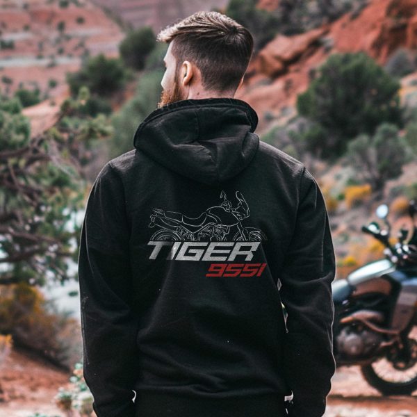 Hoodie Triumph Tiger 955i 2001-2006 Merchandise & Clothing Motorcycle Apparel