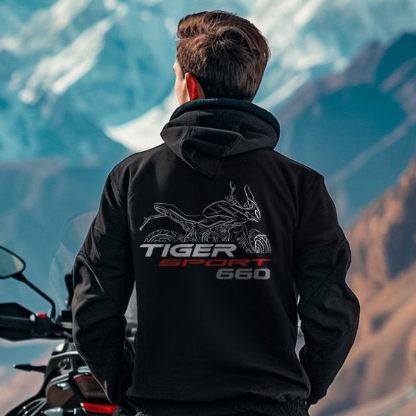 Hoodie Triumph Tiger Sport 660 Merchandise & Clothing Motorcycle Apparel