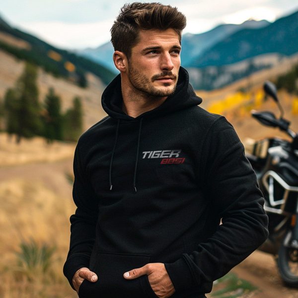 Hoodie Triumph Tiger 900 & 855i 1993-1998 Merchandise & Clothing Motorcycle Apparel