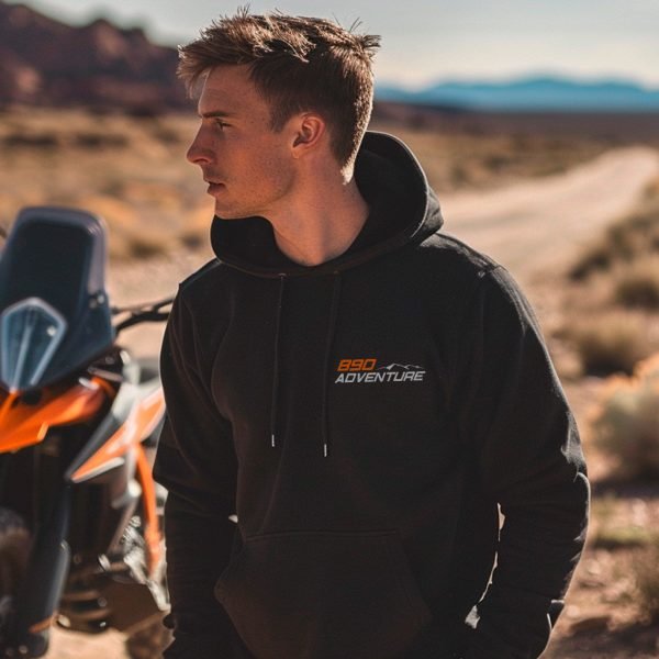 KTM 890 Adventure Hoodie 2021-2024 Merchandise & Clothing Motorcycle Apparel