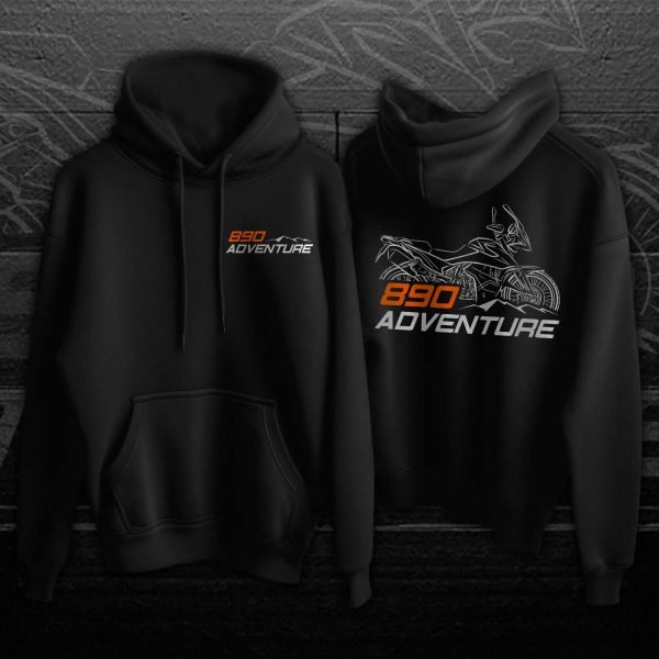 KTM 890 Adventure Hoodie 2021-2024 Merchandise & Clothing Motorcycle Apparel