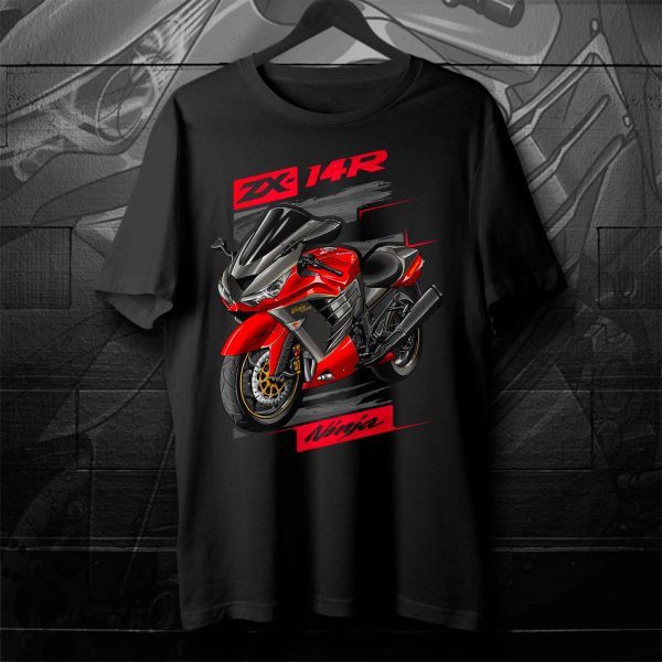 T-shirt Kawasaki ZX-14R 2015 30th Anniversary Merchandise & Clothing Motorcycle Apparel