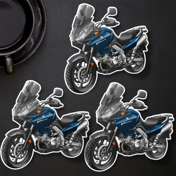Suzuki V-Strom 1000 Stickers 2004-2005 Pearl Suzuki Deep Blue No.2 Merchandise & Clothing Motorcycle Apparel