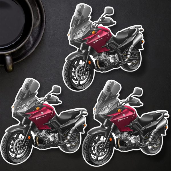Suzuki V-Strom 1000 Stickers 2006 Candy Sonoma Red Merchandise & Clothing Motorcycle Apparel