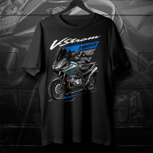 Suzuki V-Strom 1000 T-shirt 2006 Oort Gray Metallic Merchandise & Clothing Motorcycle Apparel