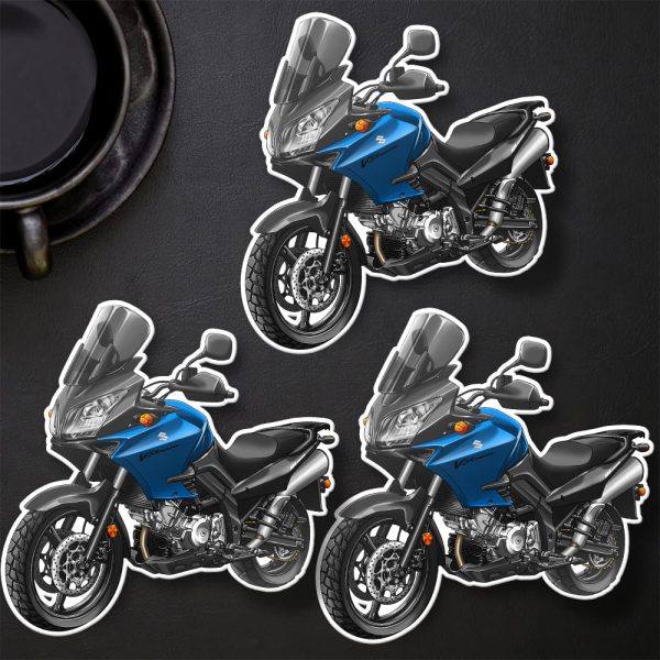 Suzuki V-Strom 1000 Stickers 2007 Pearl Vigor Blue Merchandise & Clothing Motorcycle Apparel