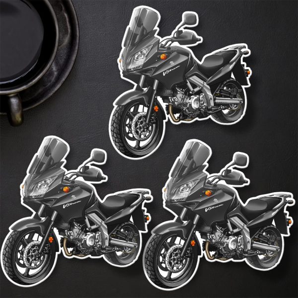 Suzuki V-Strom 650 Stickers 2004 Black Merchandise & Clothing Motorcycle Apparel