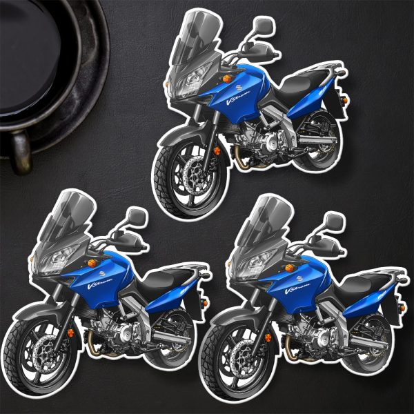 Suzuki V-Strom 650 Stickers 2004 Blue Merchandise & Clothing Motorcycle Apparel