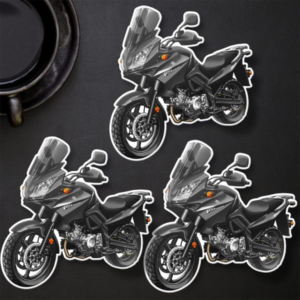 Suzuki V-Strom 650 Stickers 2005-2006 Black Merchandise & Clothing Motorcycle Apparel