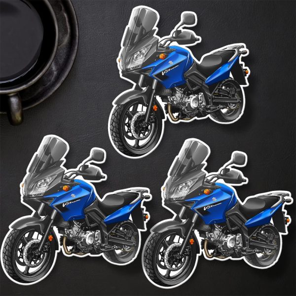 Suzuki V-Strom 650 Stickers 2006-2007 Blue Merchandise & Clothing Motorcycle Apparel