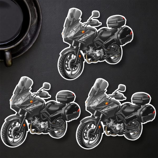 Suzuki V-Strom 650 Stickers 2008-2009 Black + Bags Merchandise & Clothing Motorcycle Apparel