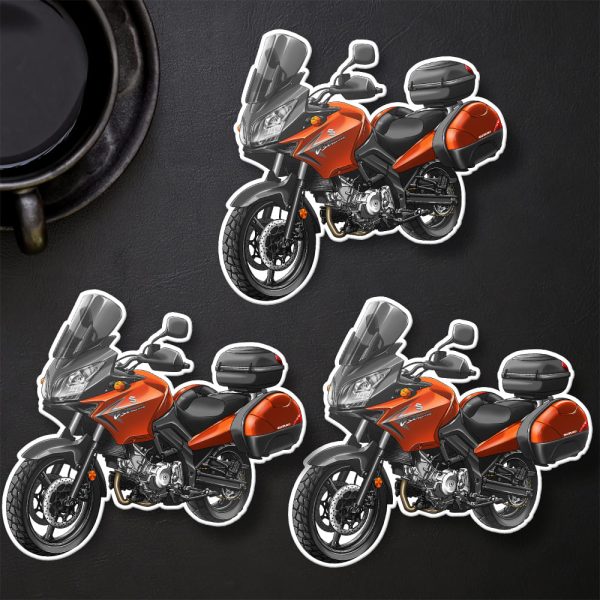 Suzuki V-Strom 650 Stickers 2008-2011 Black Candy Max Orange + Bags Merchandise & Clothing Motorcycle Apparel