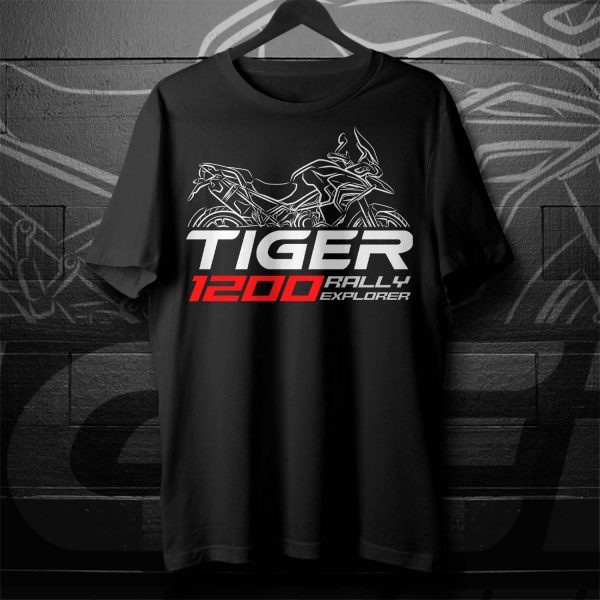 T-shirt Triumph Tiger 1200 Rally Explorer 2023-2024 Merchandise & Clothing Motorcycle Apparel