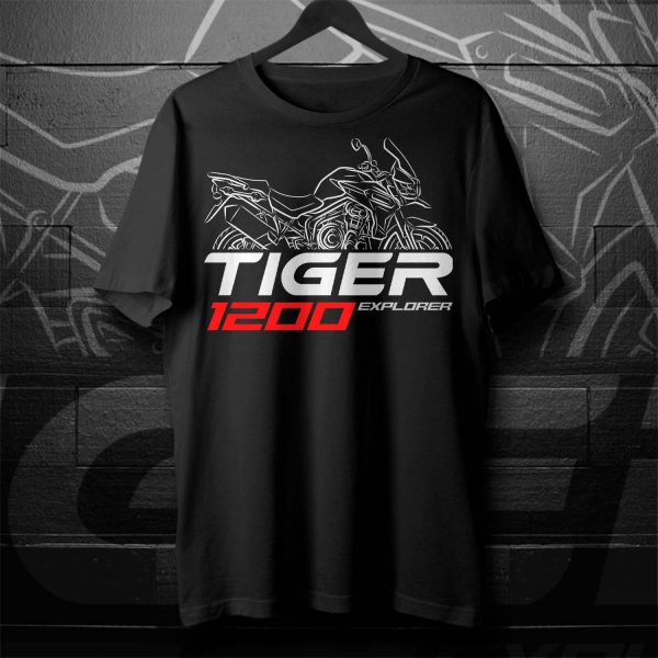 T-shirt Triumph Tiger Explorer 1200 2012-2015 Merchandise & Clothing Motorcycle Apparel