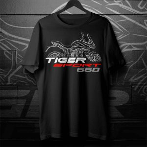 T-shirt Triumph Tiger Sport 660 Merchandise & Clothing Motorcycle Apparel
