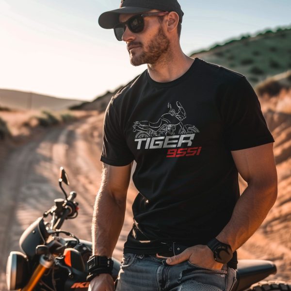 T-shirt Triumph Tiger 955i 2001-2006 Merchandise & Clothing Motorcycle Apparel