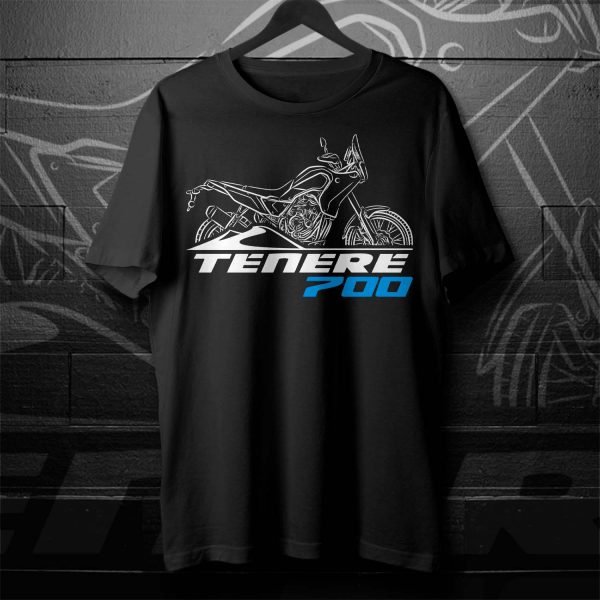 T-shirt Yamaha Ténéré 700 Merchandise & Clothing Motorcycle Apparel