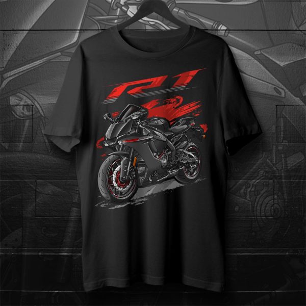T-shirt Yamaha YZF-R1 2015 Raven Merchandise & Clothing Motorcycle Apparel