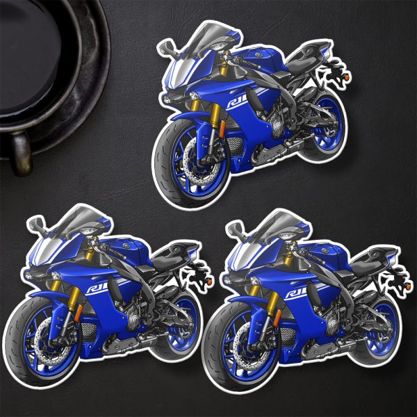 Stickers Yamaha YZF-R1 2017 Race Blue Merchandise & Clothing Motorcycle Apparel