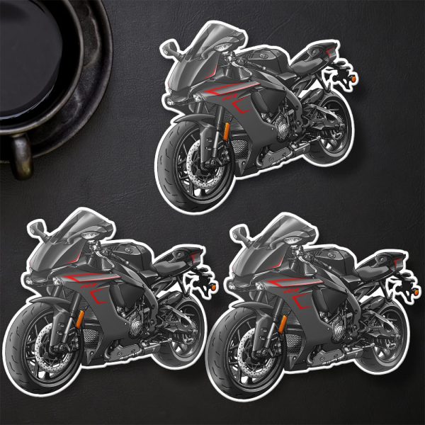 Stickers Yamaha YZF-R1 2017 Raven Black Merchandise & Clothing Motorcycle Apparel