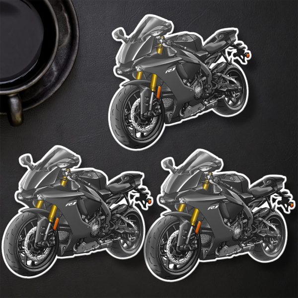 Stickers Yamaha YZF-R1 2017 Tech Black Merchandise & Clothing Motorcycle Apparel