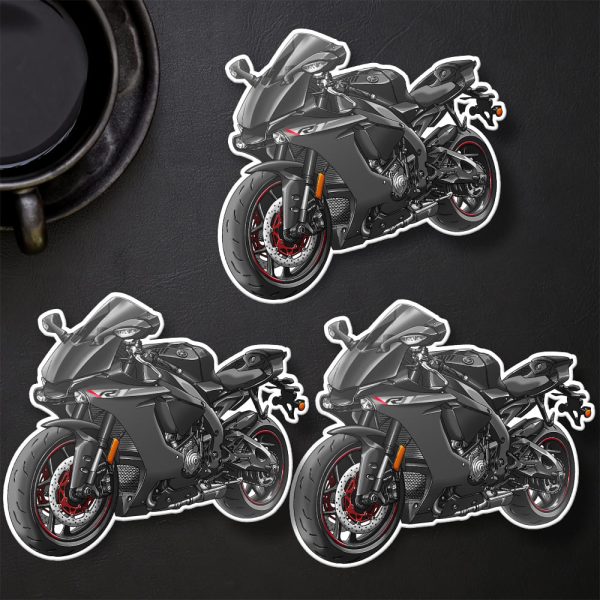 Stickers Yamaha YZF-R1 2018 Tech Black Merchandise & Clothing Motorcycle Apparel