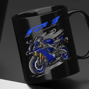 Black Mug Yamaha YZF-R1 2018 Yamaha Blue Merchandise & Clothing Motorcycle Apparel