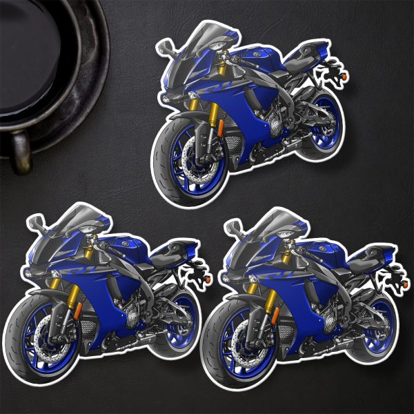 Stickers Yamaha YZF-R1 2018 Yamaha Blue Merchandise & Clothing Motorcycle Apparel