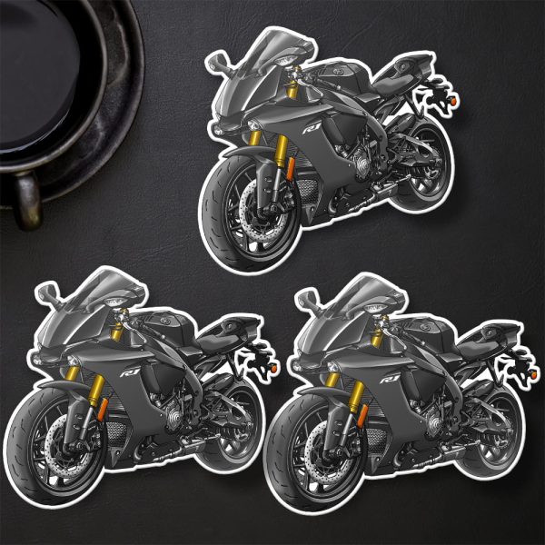 Stickers Yamaha YZF-R1 2019 Tech Black Merchandise & Clothing Motorcycle Apparel