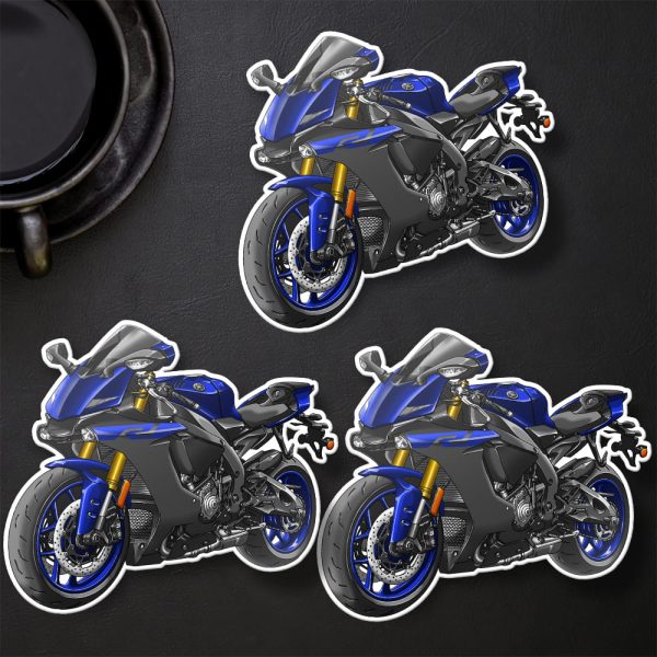 Stickers Yamaha YZF-R1 2019 Yamaha Blue Merchandise & Clothing Motorcycle Apparel