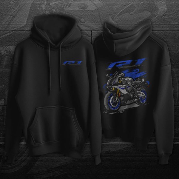Hoodie Yamaha YZF-R1 R1M 2015-2017 Merchandise & Clothing Motorcycle Apparel