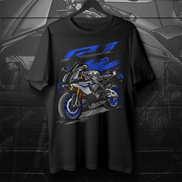 T-shirt Yamaha YZF-R1 R1M 2015-2017 Merchandise & Clothing Motorcycle Apparel