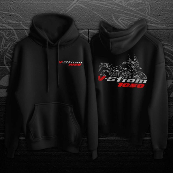 Hoodie Suzuki V-Strom 1050 2020-2024 Merchandise & Clothing Motorcycle Apparel