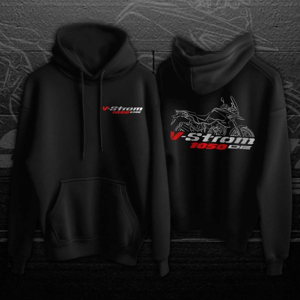 Hoodie Suzuki V-Strom 1050 DE 2020-2024 Merchandise & Clothing Motorcycle Apparel