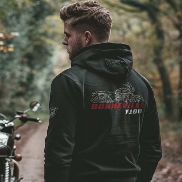 Hoodie Triumph Bonneville T100 SE 2014 Merchandise & Clothing Motorcycle Apparel