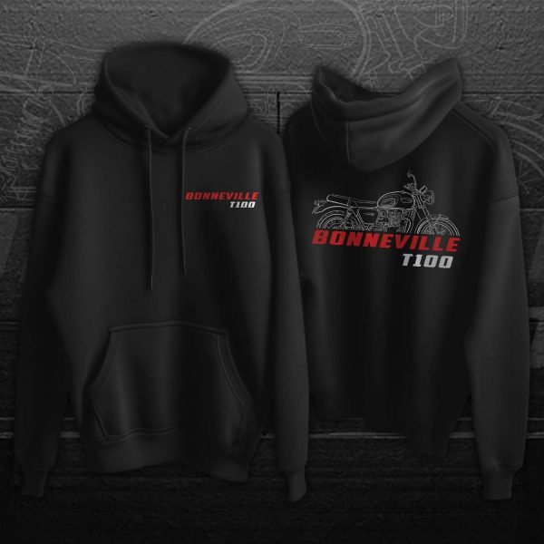 Hoodie Triumph Bonneville T100 2021-2024 Merchandise & Clothing Motorcycle Apparel