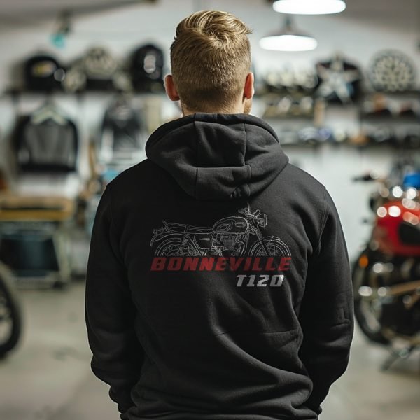 Hoodie Triumph Bonneville T120 Merchandise & Clothing Motorcycle Apparel