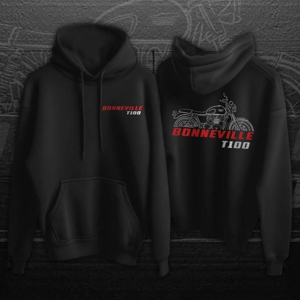 Hoodie Triumph Bonneville T100 T214 Land Speed LE 2015-2016 Merchandise & Clothing Motorcycle Apparel