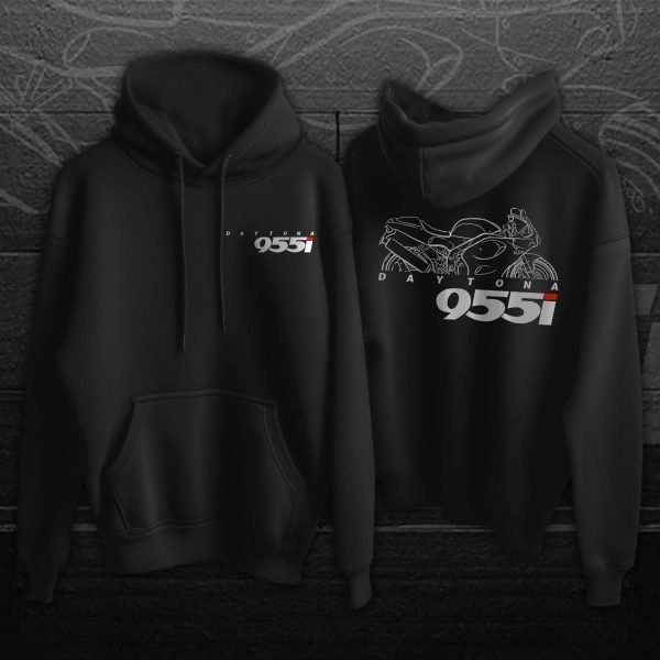 Triumph Daytona 955i Hoodie 1999–2000 Merchandise & Clothing Motorcycle Apparel