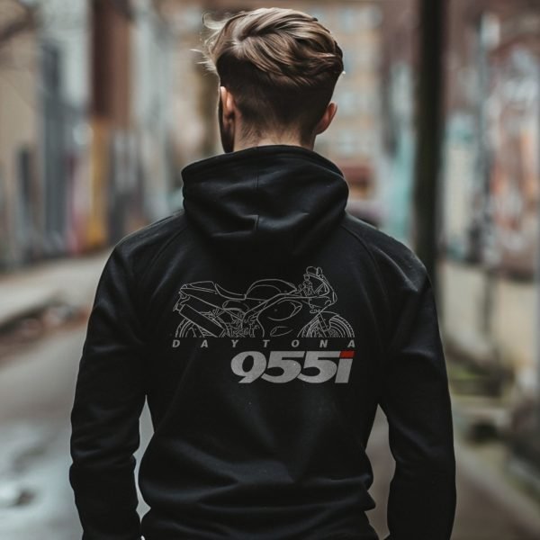 Triumph Daytona 955i Hoodie 1999–2000 Merchandise & Clothing Motorcycle Apparel