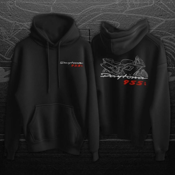 Triumph Daytona 955i Hoodie 2001–2006 Merchandise & Clothing Motorcycle Apparel