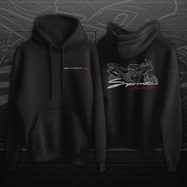 Triumph Sprint 900 Hoodie Sprint Sport 900 Merchandise & Clothing Motorcycle Apparel Sport-Touring Bikes