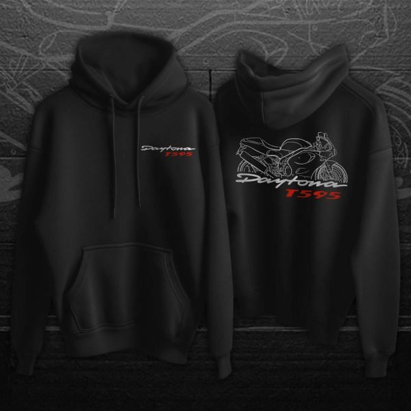 Triumph Daytona 955i Hoodie 1997-1998 Merchandise & Clothing Motorcycle Apparel