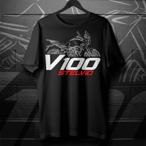 T-shirt Moto Guzzi Stelvio Merchandise & Clothing Motorcycle Apparel