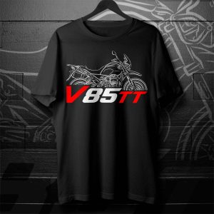 T-shirt Moto Guzzi V85 TT Merchandise & Clothing Motorcycle Apparel