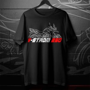 T-Shirt Suzuki V-Strom 250 2017-2020 Merchandise & Clothing Motorcycle Apparel