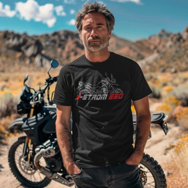 T-Shirt Suzuki V-Strom 250 2017-2020 Merchandise & Clothing Motorcycle Apparel